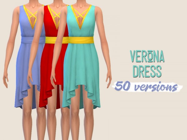  Simsworkshop: Verona Dress by midnightskysims