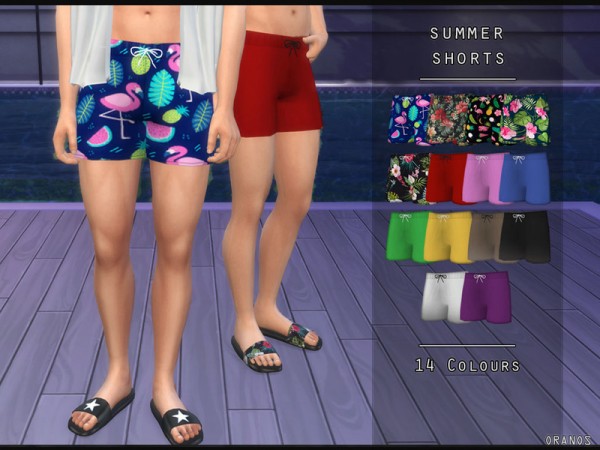  The Sims Resource: Summer Shorts by OranosTR