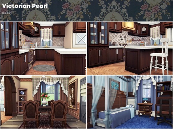  The Sims Resource: Victorian Pearl house by Pralinesims