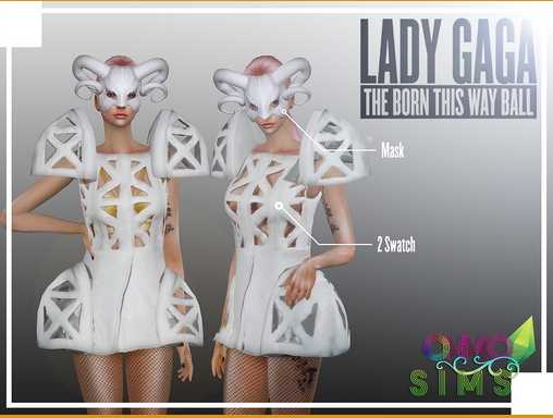  Ommo Sims: Lady Gaga   The Born This Way Ball Tour Dress
