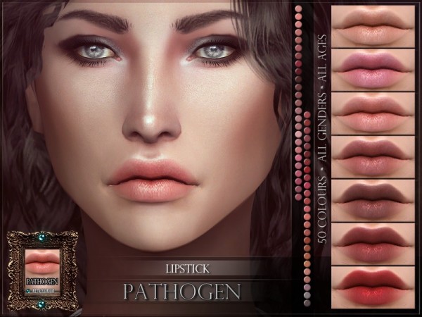  The Sims Resource: Pathogen Lipstick by RemusSirion