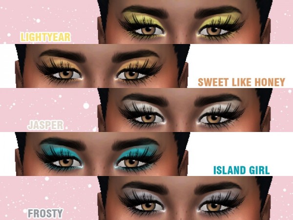  The Sims Resource: Palette with eyeshadows by Kylie Cosmetics
