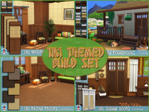  Akisima Sims Blog: Tiki Themed Build Set