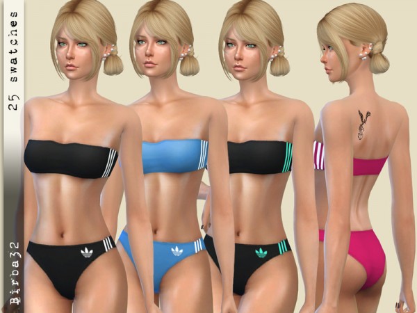  The Sims Resource: Sport Swimwear by Birba32