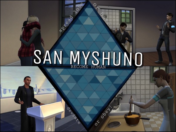  Mod The Sims: San Myshuno: Become Human by KatIsHere