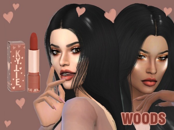  The Sims Resource: WOODS Lips by Kylie Cosmetics