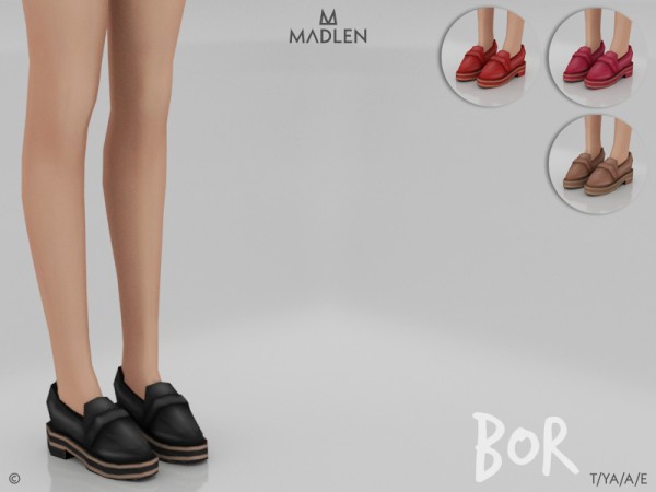  The Sims Resource: Madlen Bor Shoes by MJ95