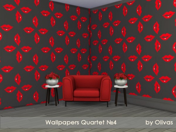  The Sims Resource: Wallpapers Quartet 4 by Olivas