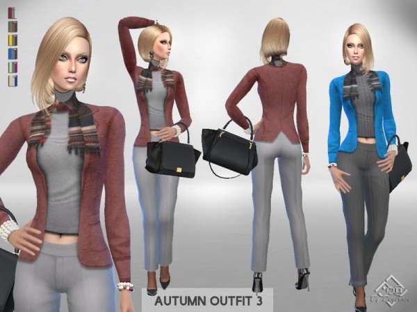  The Sims Resource: Autumn Outfit 3 by Devirose