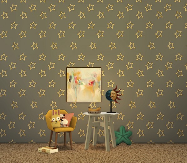  Miss Ruby Bird: 6 wallpapers pattern by Julia Dreams