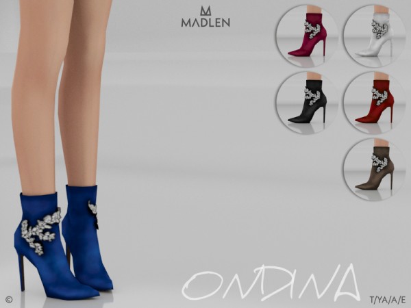  The Sims Resource: Madlen Ondina Boots by MJ95