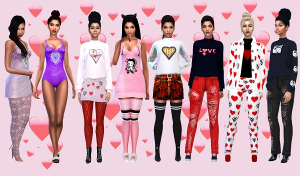  Dreaming 4 Sims: Val Time pajamas
