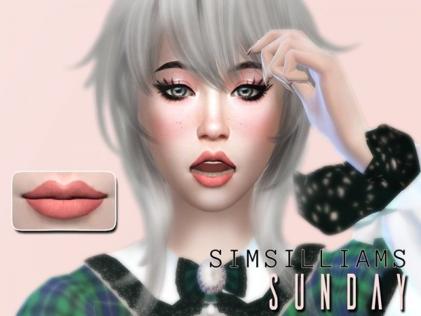  The Sims Resource: Sunday Lipstick by Simsilliams