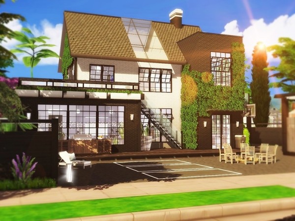  The Sims Resource: Mulberry Lane house by MychQQQ