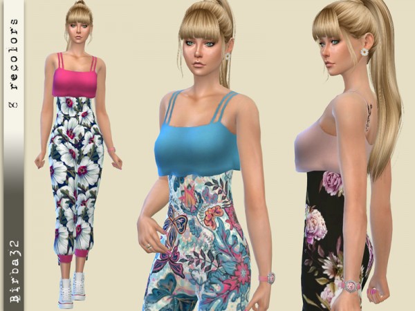 The Sims Resource: Floral suit by Birba32