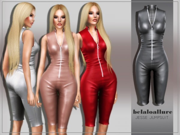  The Sims Resource: Jesse jumpsuit by belal1997