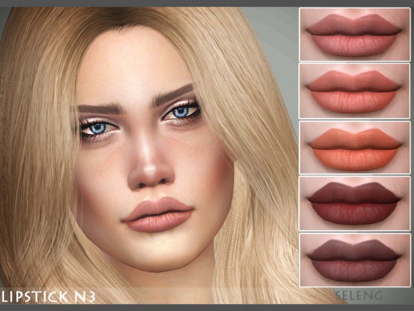  The Sims Resource: Lipstick N3 by Seleng