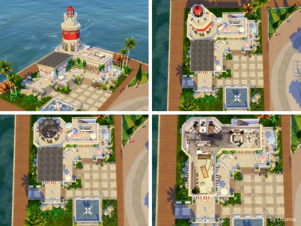  The Sims Resource: Lighthouse Cafe by Lhonna