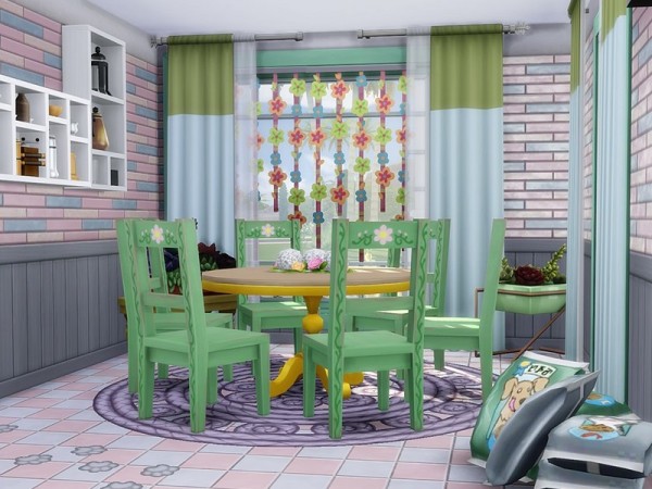  The Sims Resource: Pastel Cottage house by MychQQQ