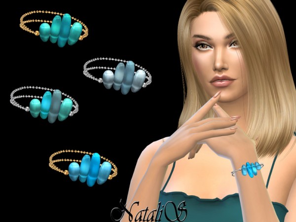  The Sims Resource: Sea glasses bracelet by Natalis
