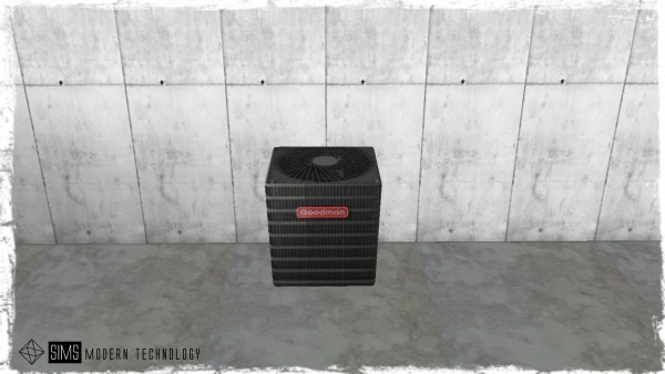  Sims Modern Technology: Functional Heat Pump Unit