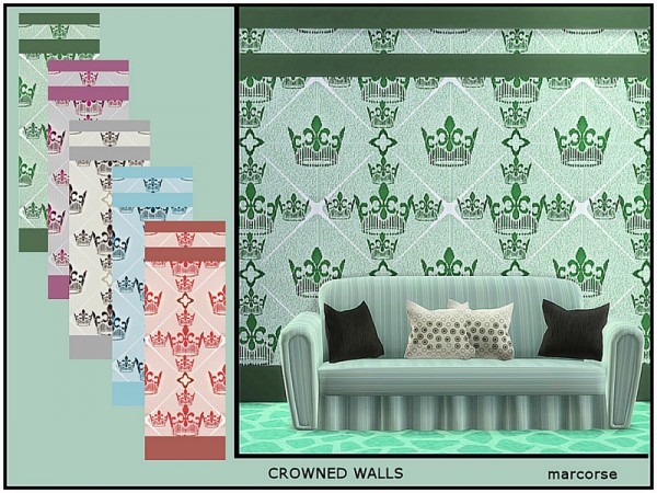  The Sims Resource: Crowned Walls by marcorse
