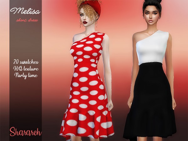  The Sims Resource: Melisa Dress by Sharareh