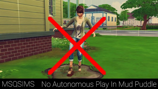  MSQ Sims: No Autonomous Play In Mud Puddle