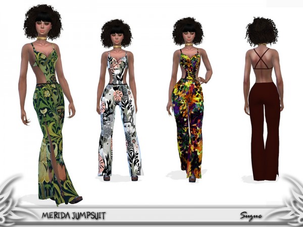  The Sims Resource: Merida Jumpsuit by Suzue