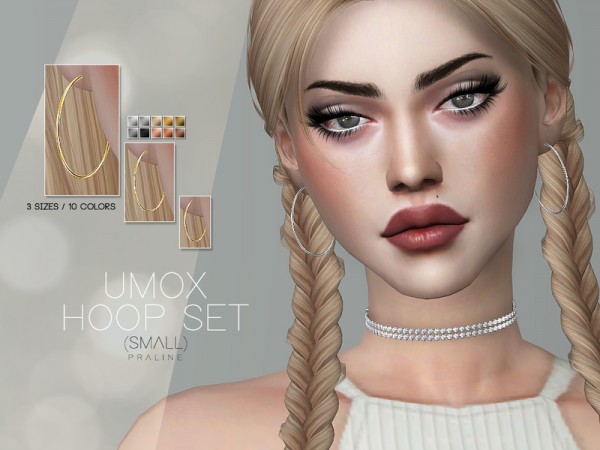  The Sims Resource: UMOX Hoop Set (Small) by Pralinesims
