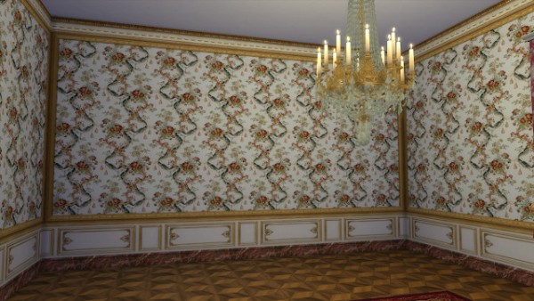  Regal Sims: Louis XVI Bouqet Wall Set