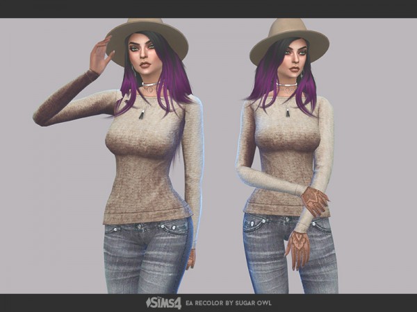  The Sims Resource: Simple sweaters by sugar owl