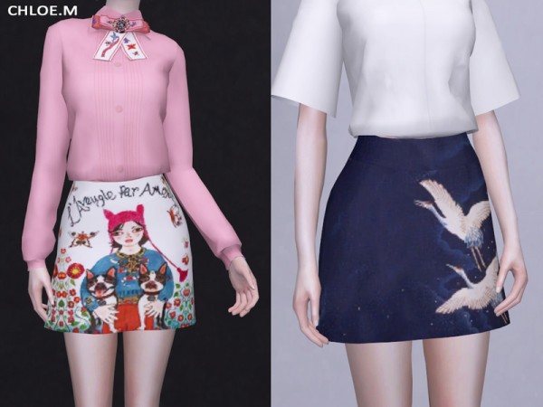  The Sims Resource: ChloeM Mini Skirt by ChloeMMM