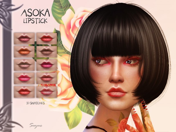  The Sims Resource: Asoka Lipstick N5 by Suzue