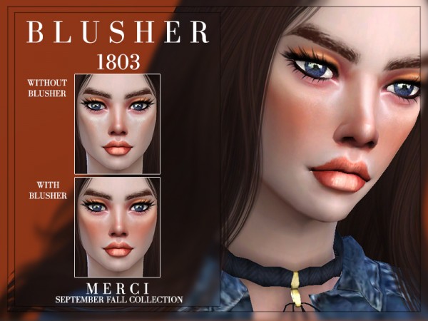  The Sims Resource: Blusher 1803 by Merci