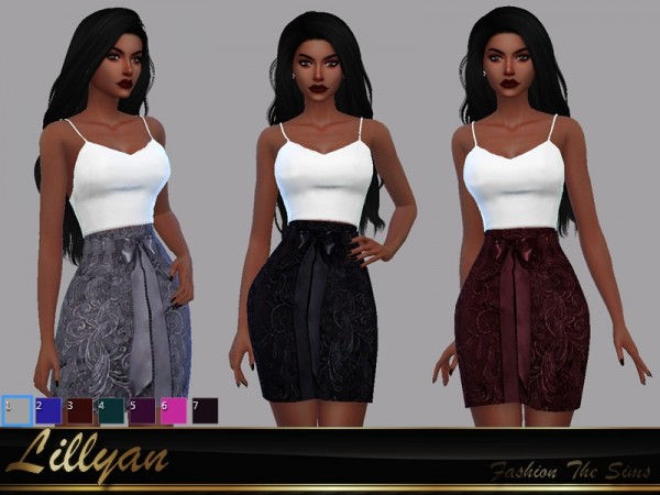  The Sims Resource: Skirt Zara by LYLLYAN