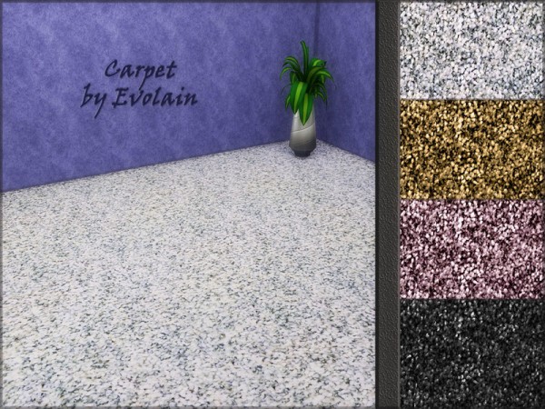  The Sims Resource: Comfort carpet by Evolain