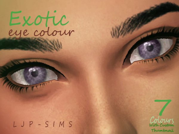  The Sims Resource: Exotic Eyes by Exotic Eye