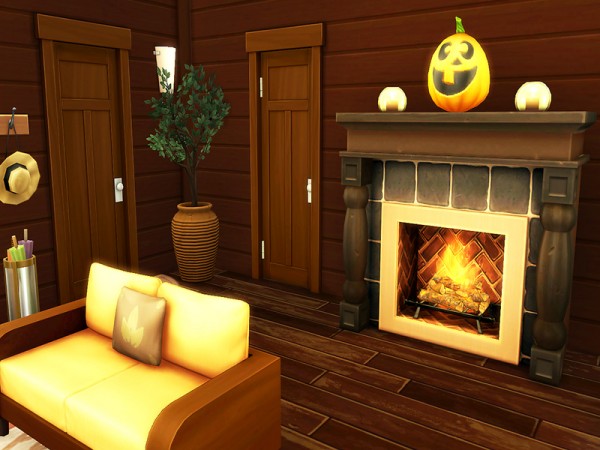  The Sims Resource: Cozy Autumn Home NO CC by MSQSIMS