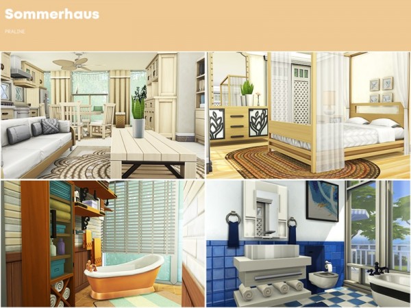  The Sims Resource: Sommerhaus by Pralinesims