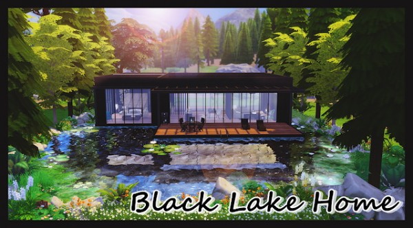  Liily Sims Desing: Black Lake Home
