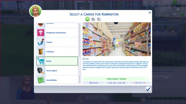  Mod The Sims: Retail Career   Rabbit Hole Career by CharmingBirch