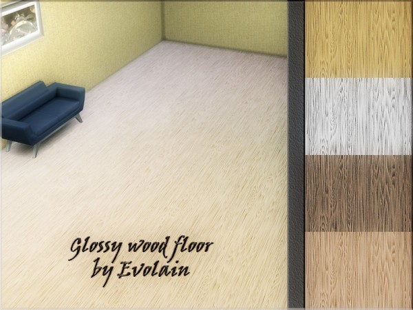  The Sims Resource: Glossy wood floors by Evolain