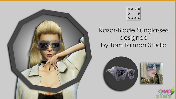 Ommo Sims: Razor Blade Sunglasses