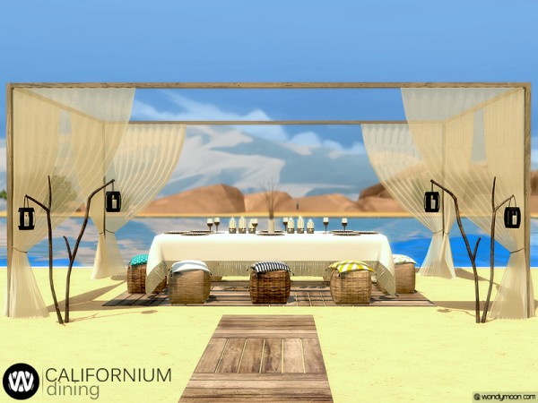  The Sims Resource: Californium Outdoor Dining by wondymoon