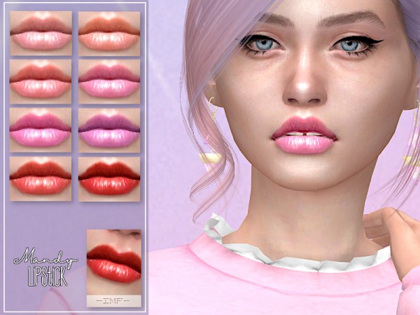  The Sims Resource: Mandy Lipstick N.101 by IzzieMcFire