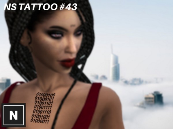  The Sims Resource: Tattoo set 77   ENCODED by networksims
