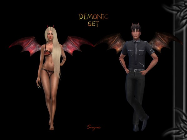  The Sims Resource: Demonic Set by Suzue