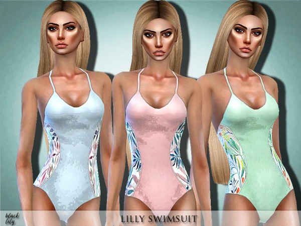 The Sims Resource: Lilly Swimsuit by Black Lily