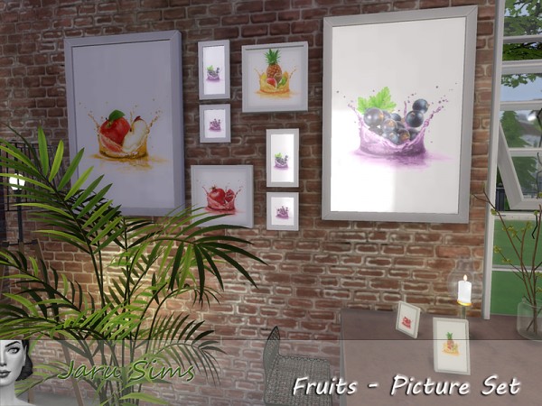  The Sims Resource: Fruits   Picture Set by Jaru Sims